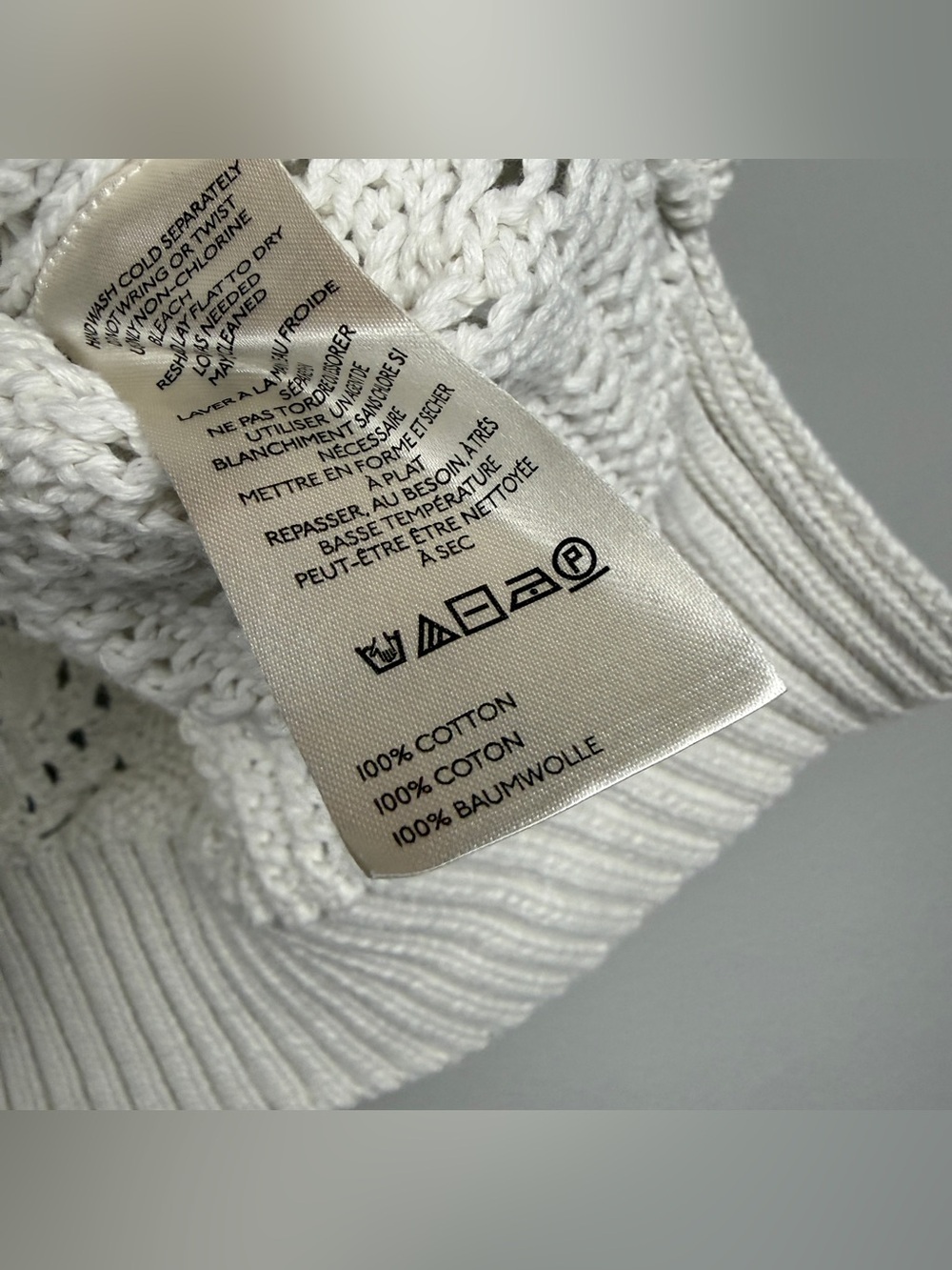 Free People To The Point Crochet Open Knit Pullover Sweater - Picture 6 of 6